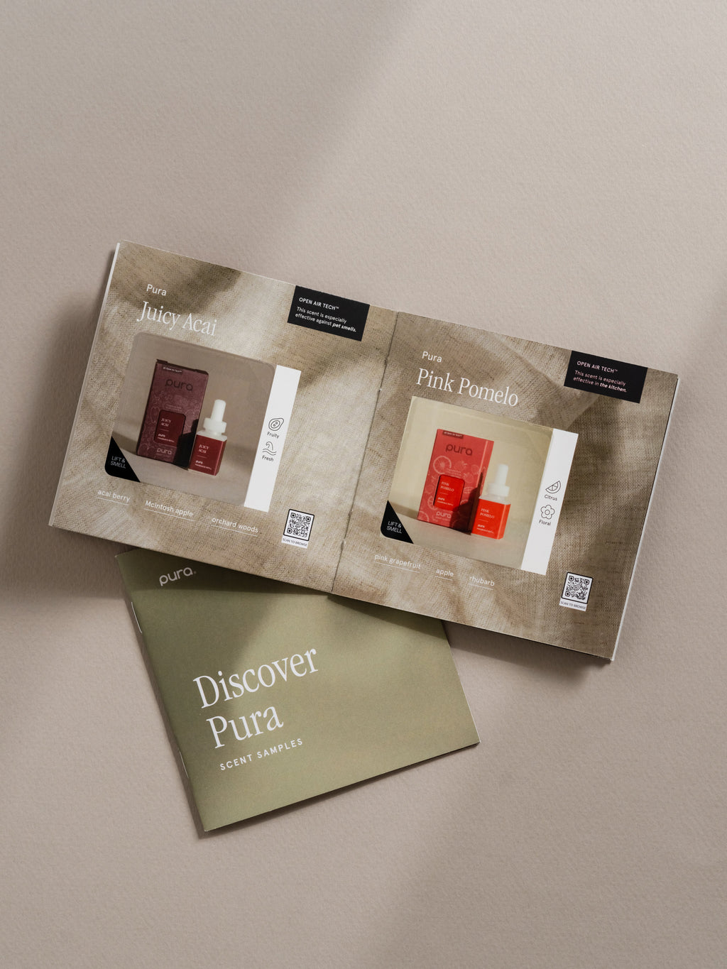 Discover Pura Scent Sample Booklet - Fragrance Made for Modern Life
